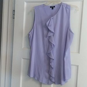 Lilac purple sleeveless top
